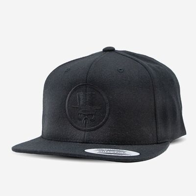 Snapback cap black/black