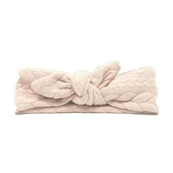 Bandeau bébé TIED Cable sable 2