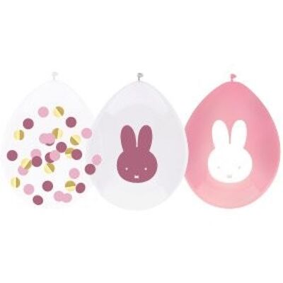 Balloons Miffy Gold girl Assorted