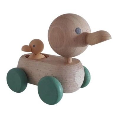 Mama-Ente aus Holz Nordic