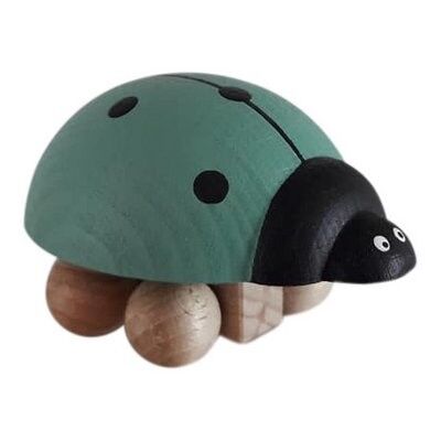 Wooden Ladybug Green