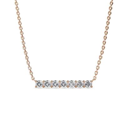 Myriad Birthe Stone Necklace - Rose Gold and Crystal