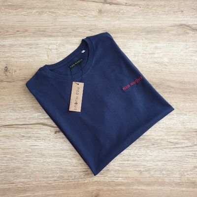 Men's Full Neck T-shirt - Bloody Navy