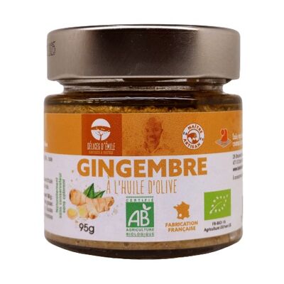 Ginger in organic olive oil