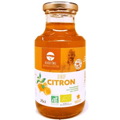 Sirop Citron bio