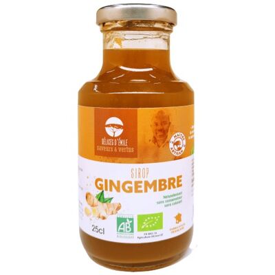 Organic ginger syrup