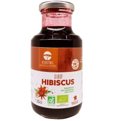 Organic Hibiscus Syrup