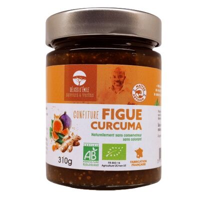 Confiture Figue Curcuma bio