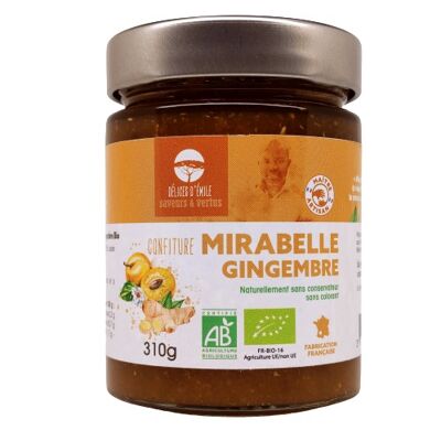Organic Mirabelle Ginger Jam