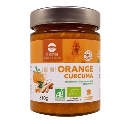 Confiture Orange Curcuma bio