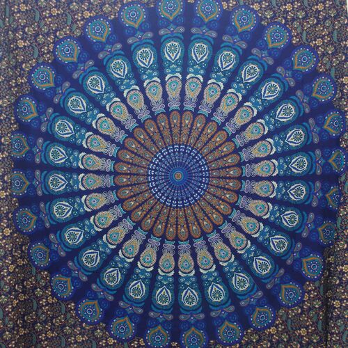 Mandala Tapestry Wall Hannging Bedspread / Double Size ( TP27-D)