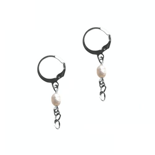 Malou earring silver