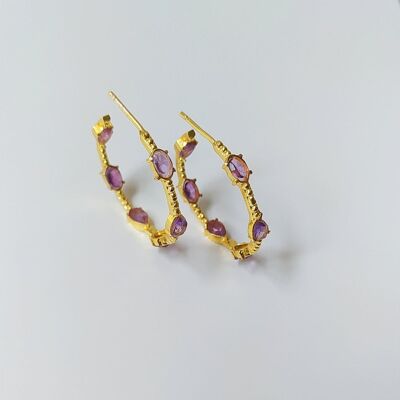 Pendientes Pahiya Amatista