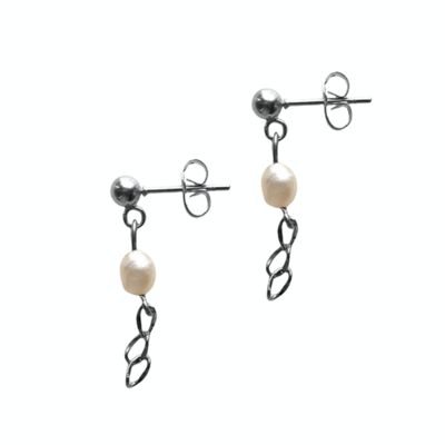 Boucles d'oreilles Malou argent