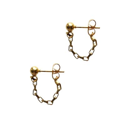 Boucles d'oreilles Macy or