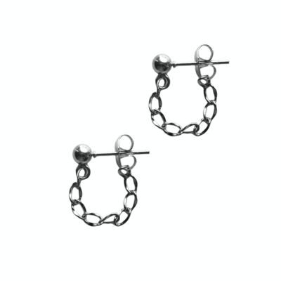 Boucles d'oreilles Mona argent