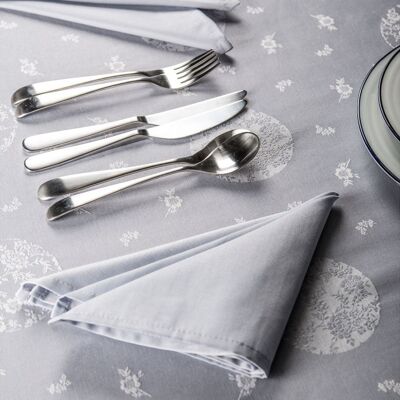 Pixie Tablecloth and Napkin Set, Ice Blue