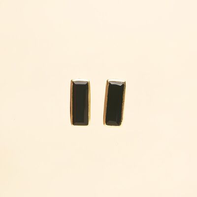 Boucle d'Oreille Vintra Noir