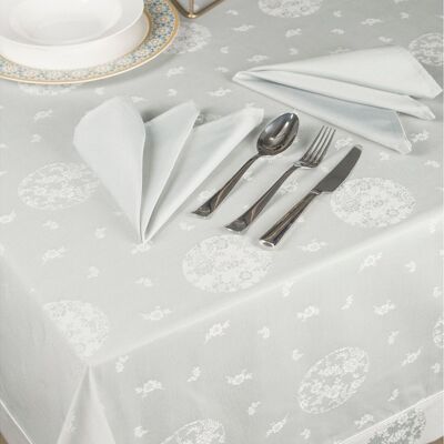 Pixie Tablecloth and Napkin Set, Sage Green