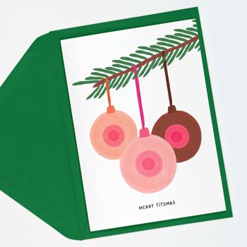 Carte "Merry Titsmas" 2