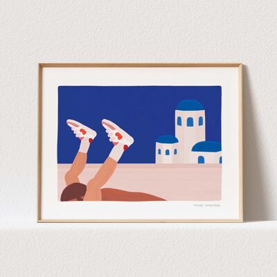 Print "Love à Mykonos" (A3)