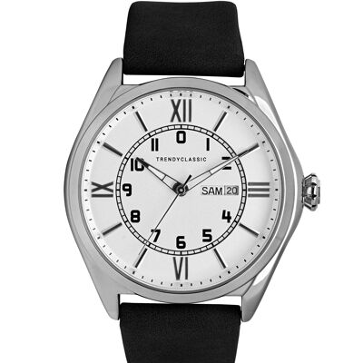 CC1057-03 - Trendy Classic analog men's watch - Leather strap - Arthur
