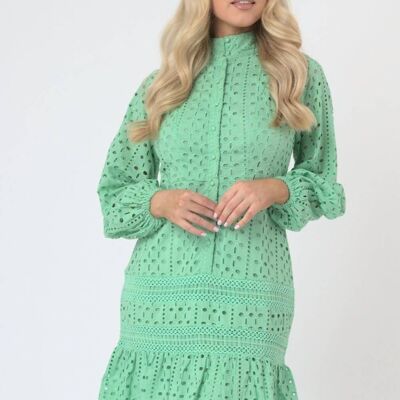 Carissa Green Long Sleeve Lace Dress