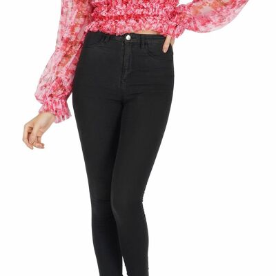 Rolf Top in Floral - Red