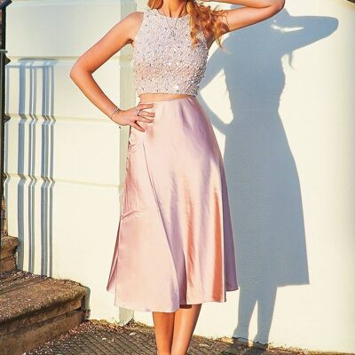 Sophie Skirt - Pink Champagne