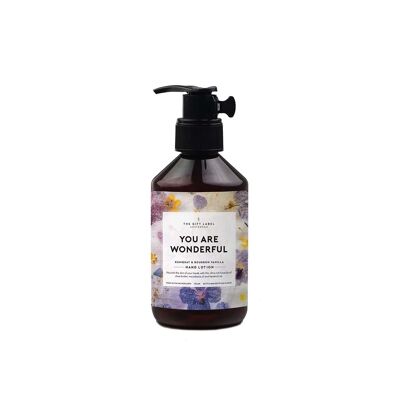 Hand Lotion 250ml-You Are Wonderful

Geschenkartikel | Lifestyleartikel 