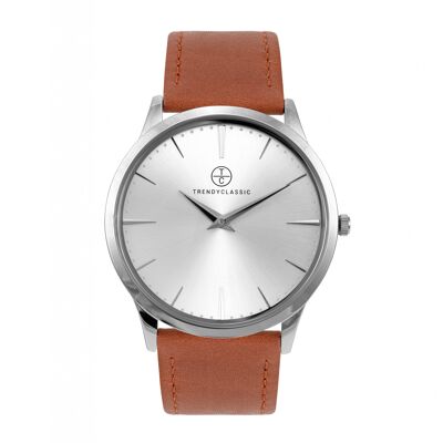 CC1052-03 - Trendy Classic analog men's watch - Leather strap - Newman
