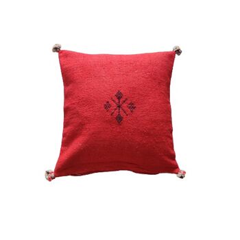 Coussin Marocain Rouge 1