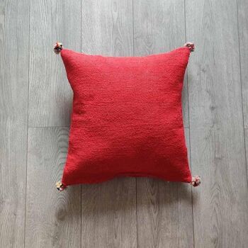 Coussin Marocain Rouge 6