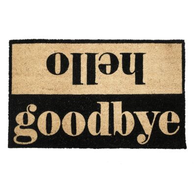 Hello Goodbye Door Mat