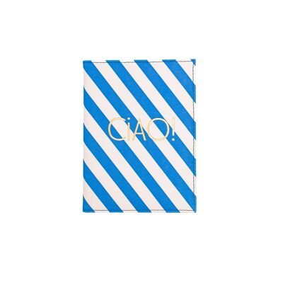 Ciao Cornflower Stripes Passport Cover