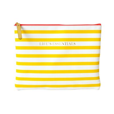 Life's Essentials Stripy Flat Pouch