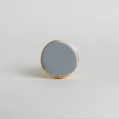 Round Enamel Flat Bertie Knob