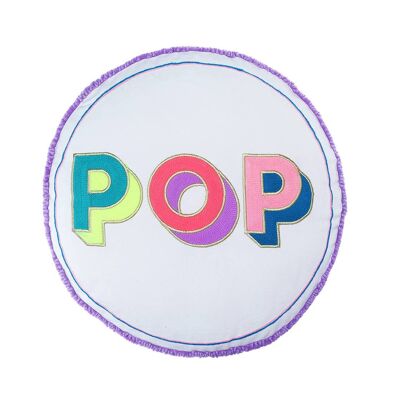 Small Talk POP Cushion Round Multicoloured