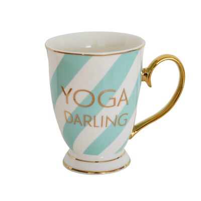 Yoga Darling Typography Mug