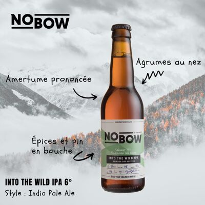 Bier Nobow Into the wild IPA 33cl