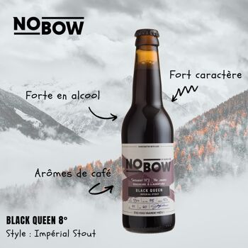 Bière Nobow Black queen 33cl 1