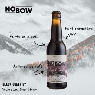 Beer Nobow Black queen 33cl