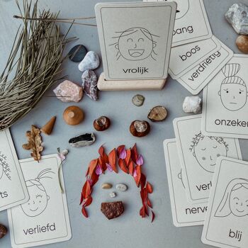 Flashcards d'émotion - Outil d'apprentissage Montessori 4