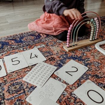 Flashcards sur les chiffres – Outil d'apprentissage Montessori 2