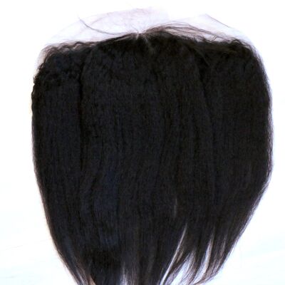 Luxuriöser Kinky Straight Frontal - 14"