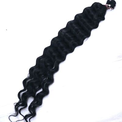 River Curls - Silky (texture originale) - Nero sporco (2)