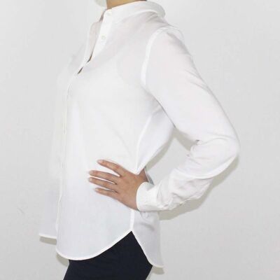 Essential shirt - White - visible front buttons