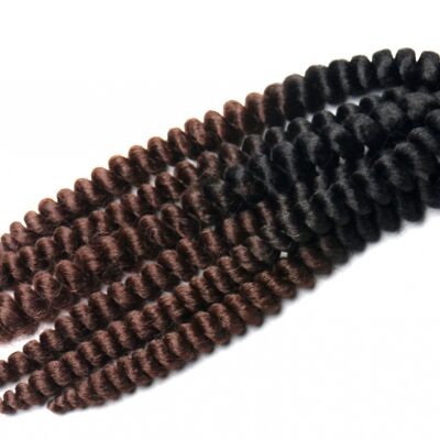 Freigeistige Locken – Auburn Brown Ombre (1b/33)