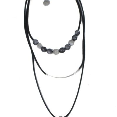 Collier ATLANTIDE trio de gris