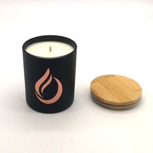 Aromatherapy ‘Joy’ Soy Candle Black